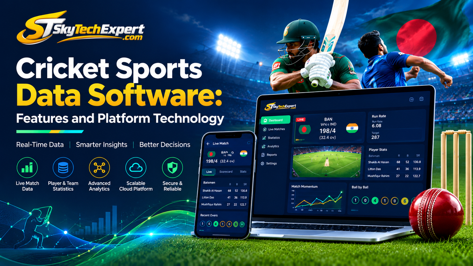 Cricket Sports Data Software